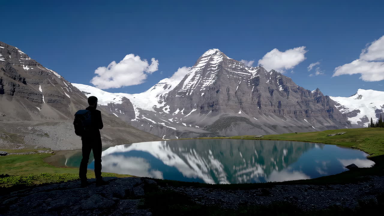 Escalando en las montañas