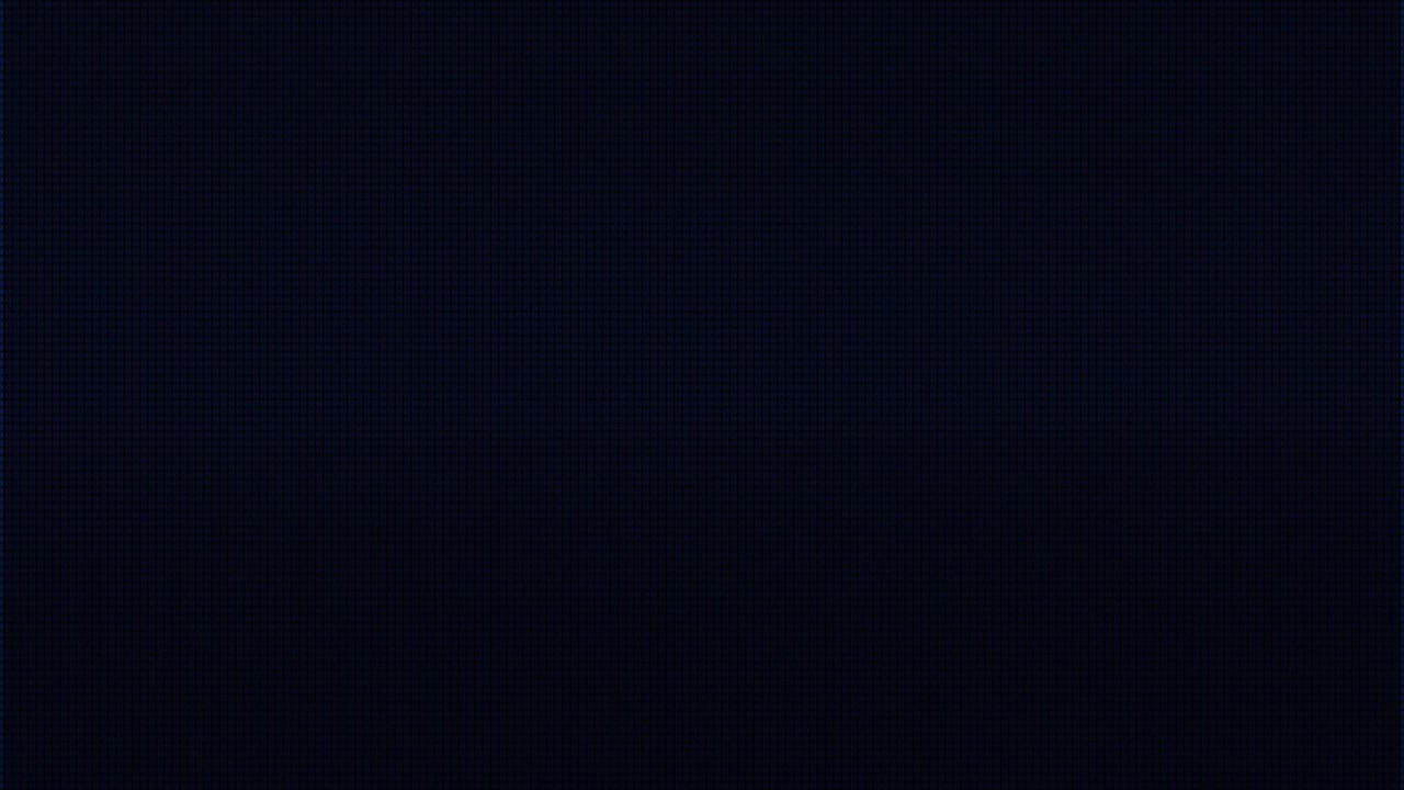 Animation of glitch with fast moving geometric blue pixelated shapes