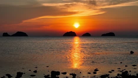 Moving-foreground-looking-toward-a-sunset-on-an-islands