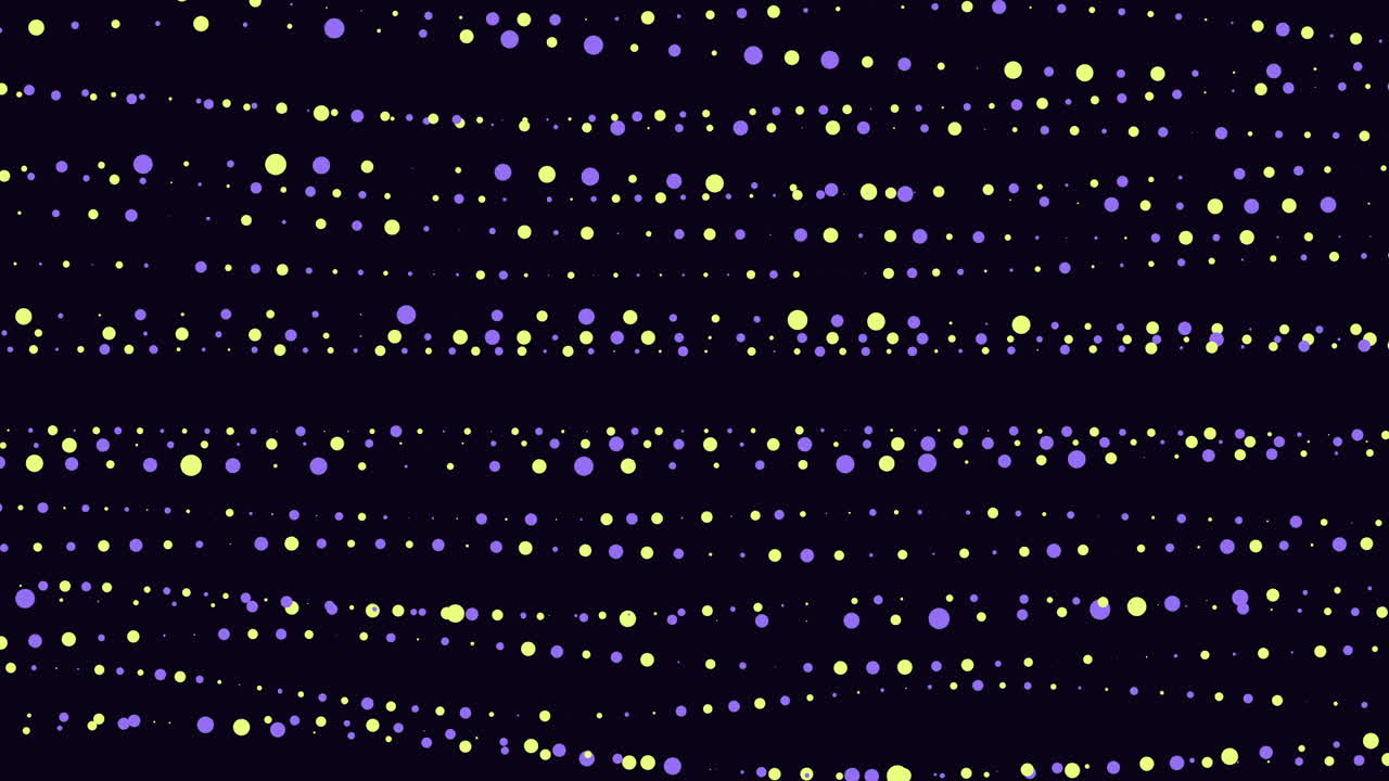 검은색 배경 에 있는 다채로운 점 그리드 패턴