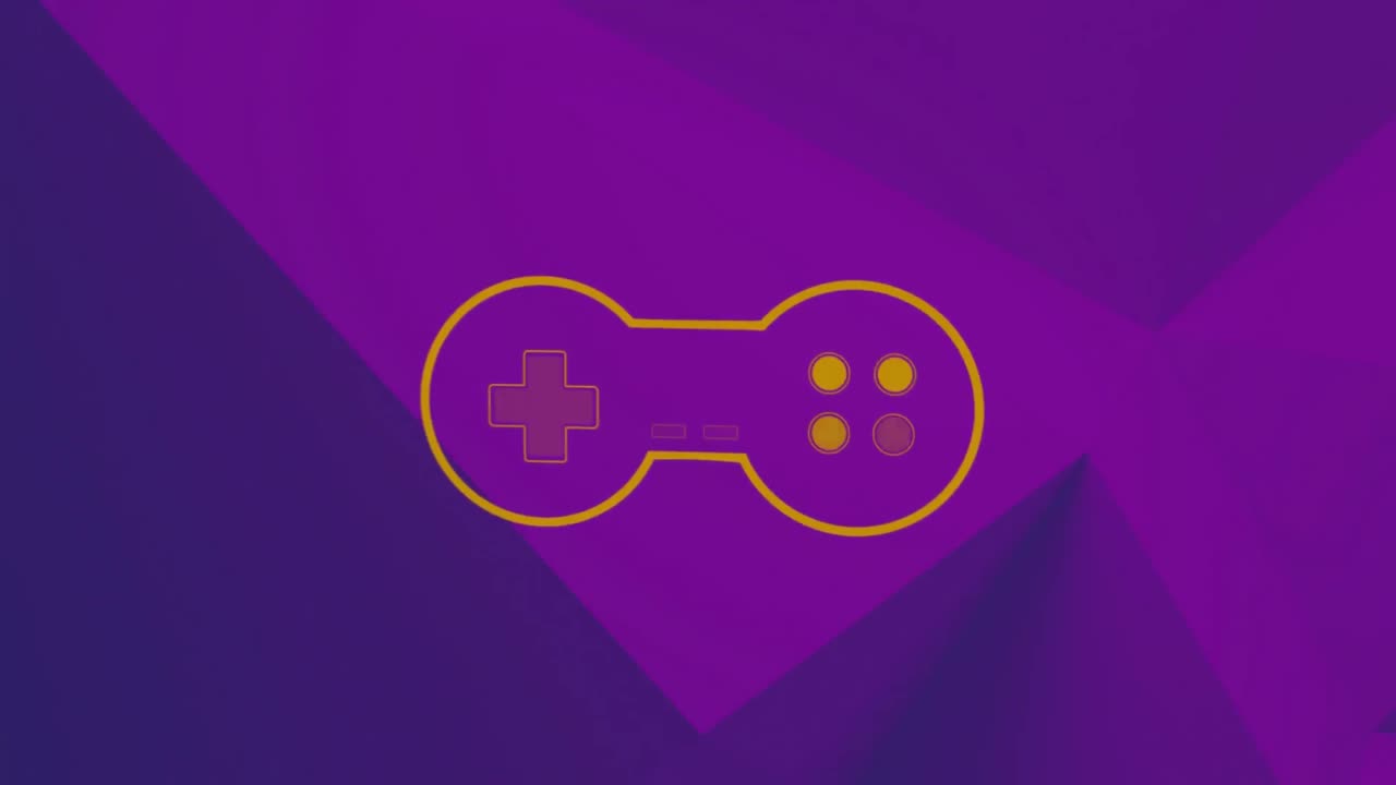 animación del logotipo amarillo del videojuego