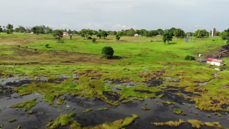 Pitch---Bitumensee-Auf-Der-Insel-Trinidad-Und-Tobago-In-Der-Karibik-Geschossen-Auf-Der-Dji-Mavic-Air