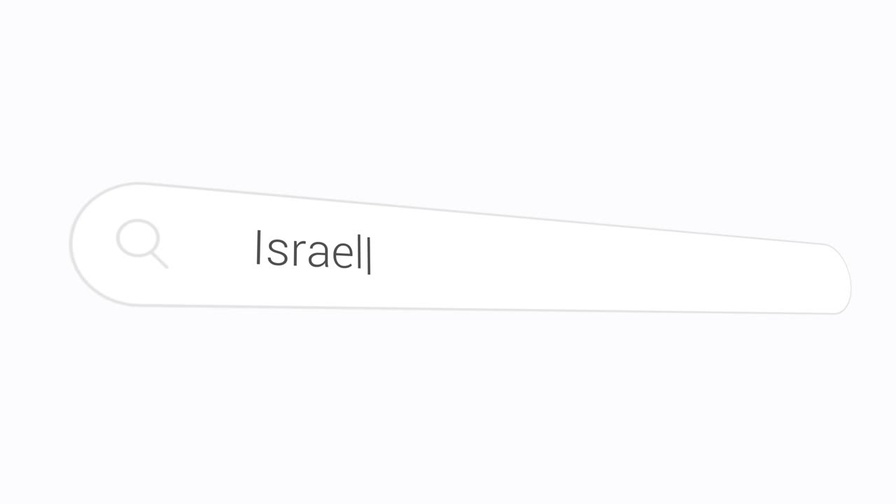 Israel In Search Bar - Internet Browsing