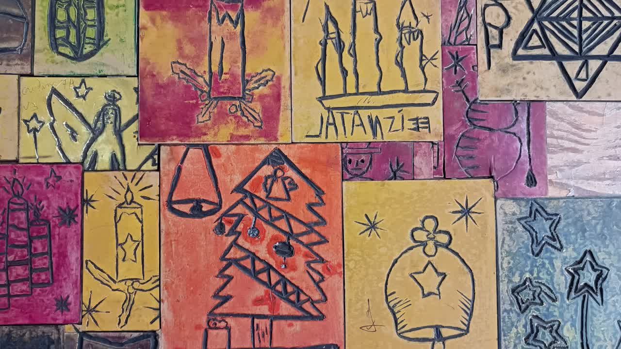 창의적인 배경 개념 - 축제 크리스마스 및 연휴 시즌