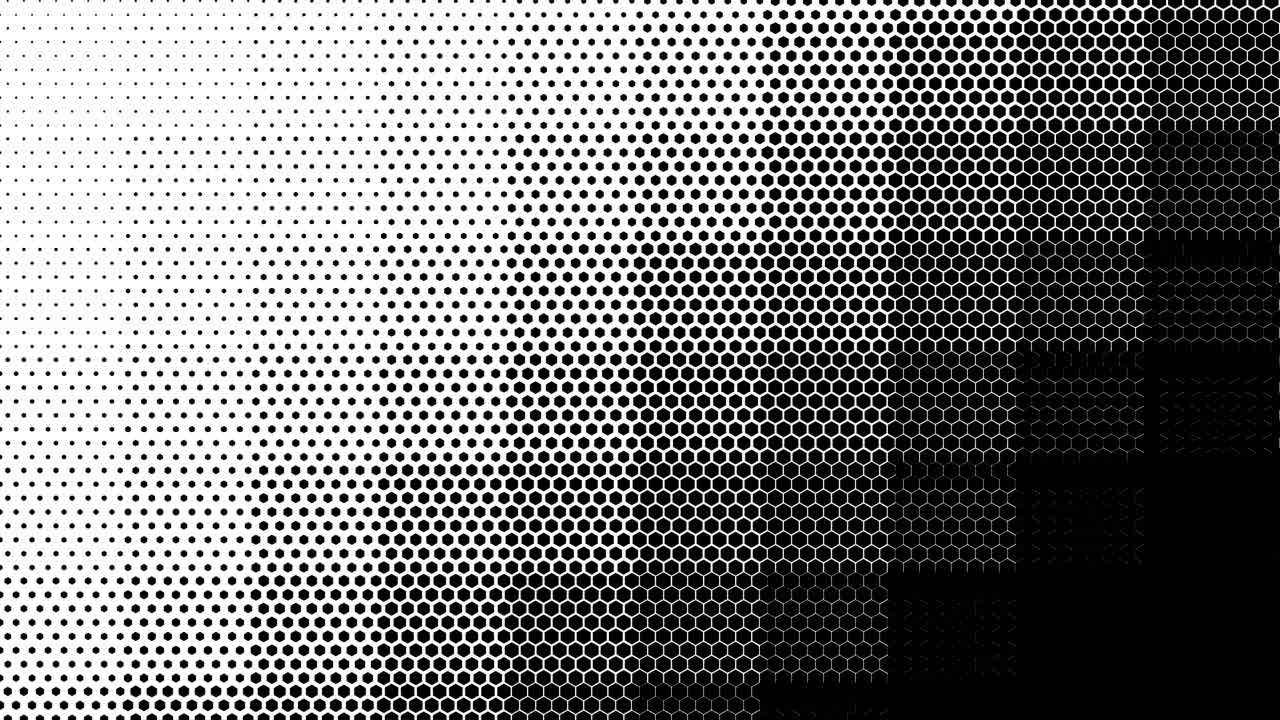 imagen llamativa de medio tono mezcla artística de puntos blancos y negros