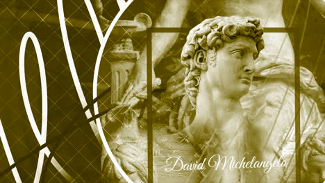 artistic composite of michelangelo's david