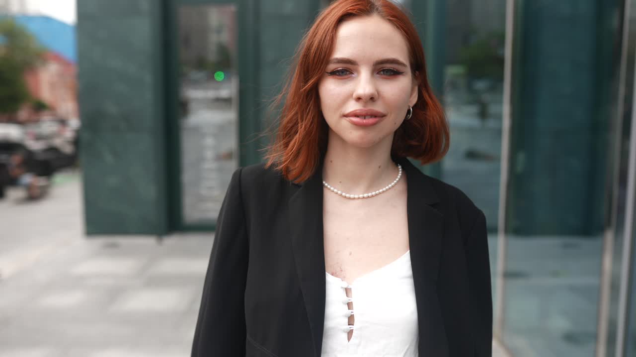 Donna d'affari in città