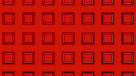 red geometric square pattern background slide animation