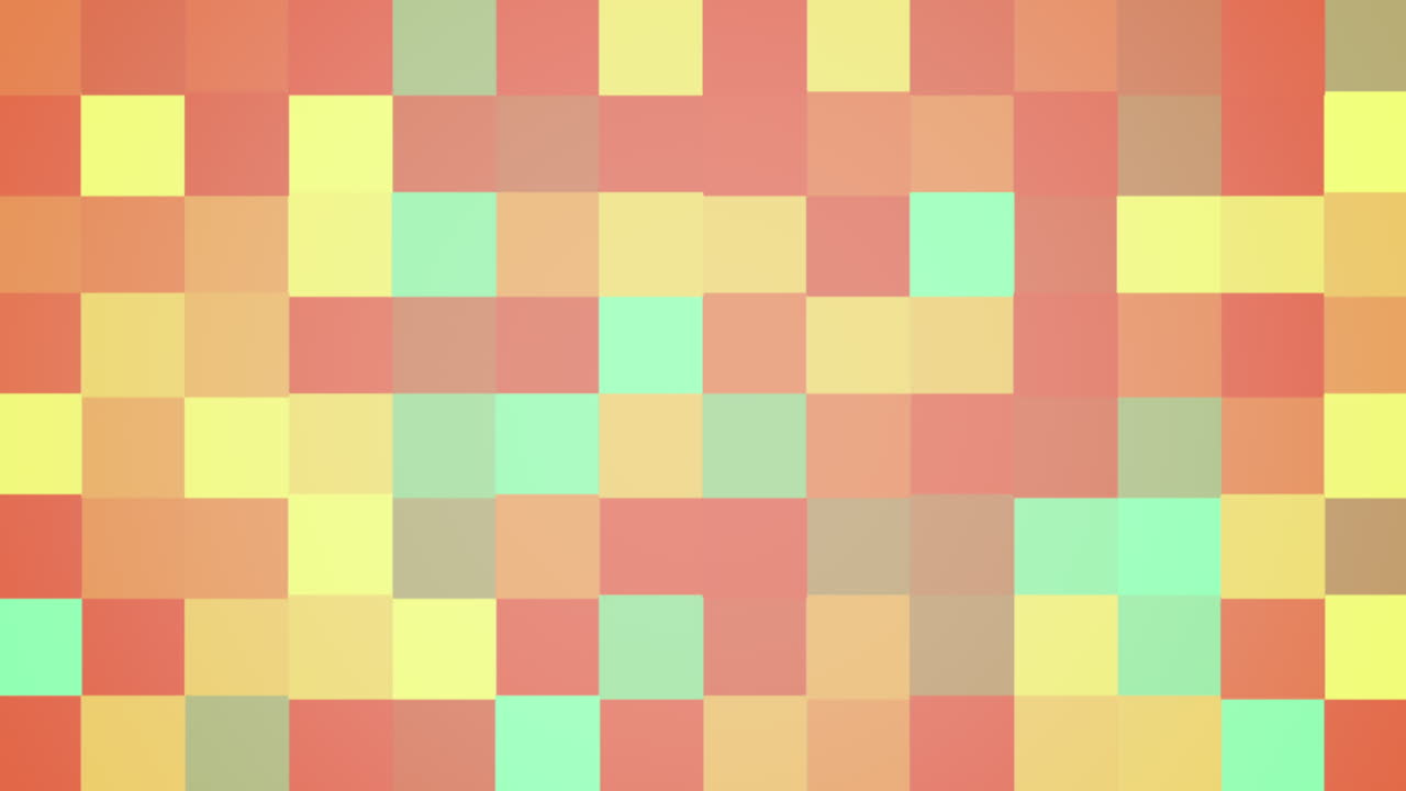 Retro colorful pixels pattern