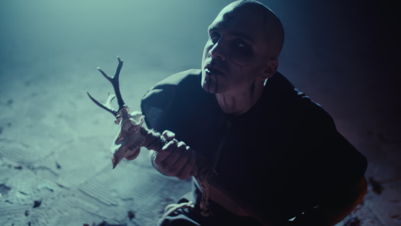 Dark Ritualistic Figure