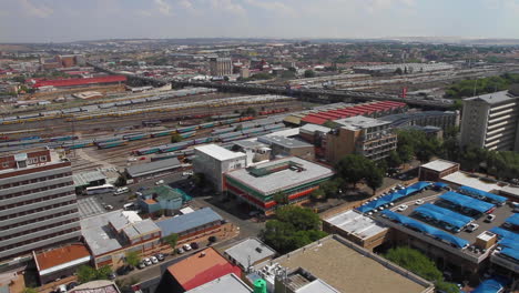 Stadt-Im-Südlichen-Afrika,-Johannesburg