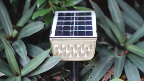 solar-powered garden light