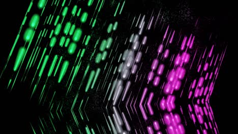 luces abstractas con partículas danzantes bucle de fondo de movimiento