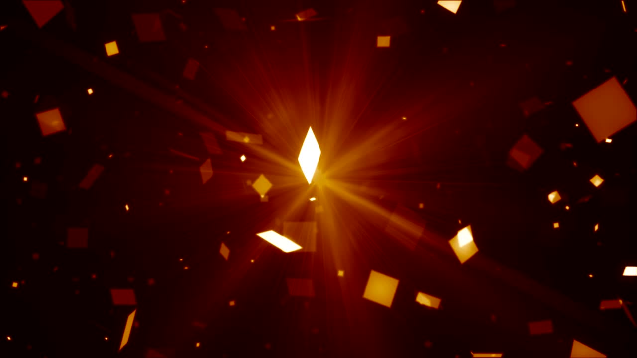 입자 먼지 추상적인 빛 보케 모션 제목 영화적 배경 루프