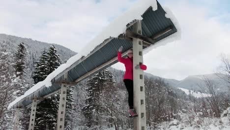 Zelenci-Brota-En-Un-Día-De-Invierno-Muy-Frío