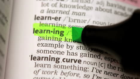 definition of learning