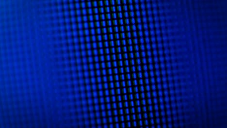 randomly flashing bright patterns of multicolored matrix pixels