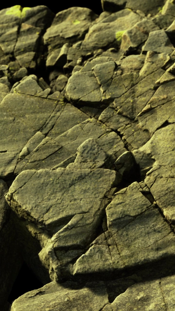 Klippeformation viser tekstur og lag i naturlige omgivelser