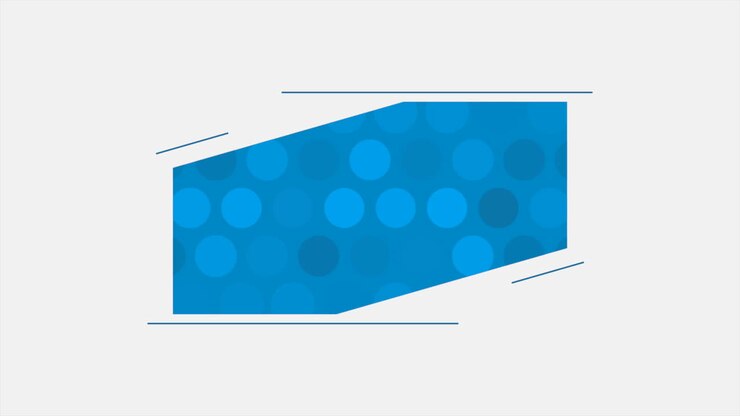 Motivo a punti blu in forma geometrica su gradiente bianco