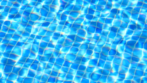 ondas de água no fundo das telhas da piscina