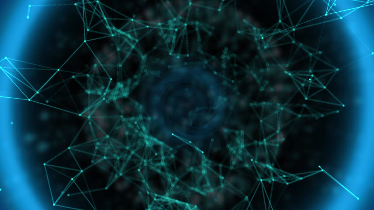 tecnología abstracta plexo de fondo geométrico