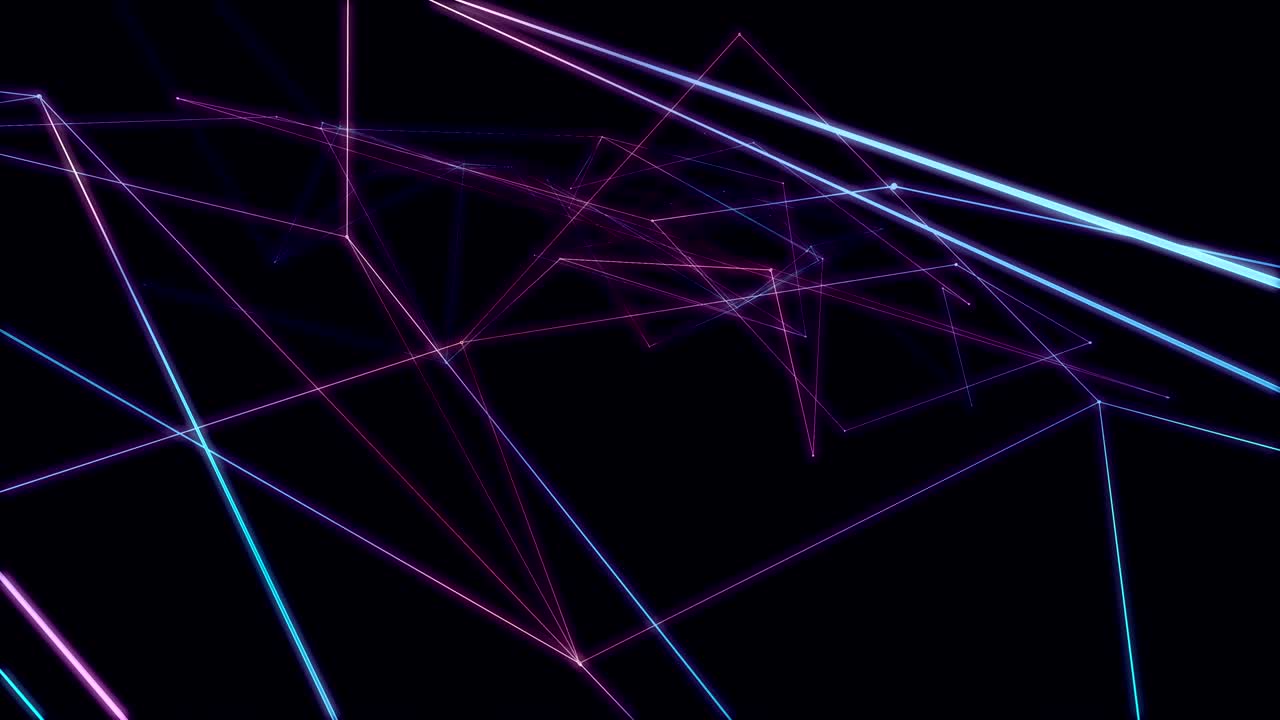 sfondo di movimento digitale astratto con linee luminose