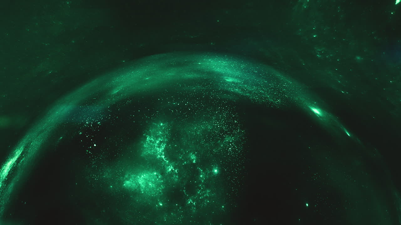 Amethyst green giant wormhole curves the space around it