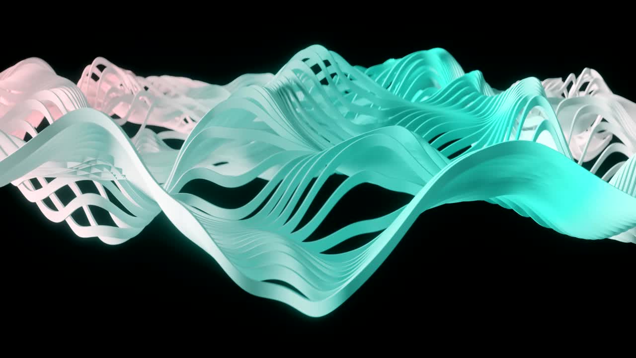 디지털 네트워크의 4k 추상화