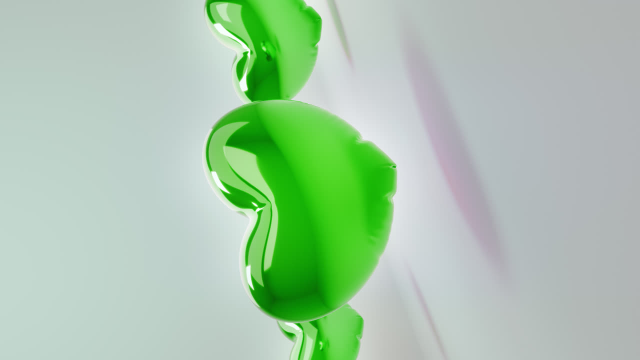 Green Balloon Hearts
