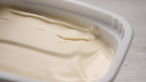 butter spread in container