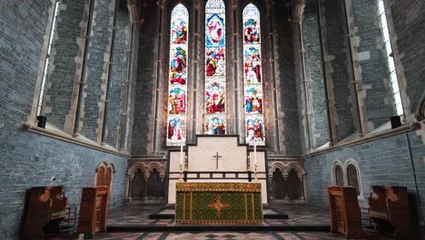 ireland epic locations kilkenny city st canices cathedral stunning stained glass windows and magnificent stonework