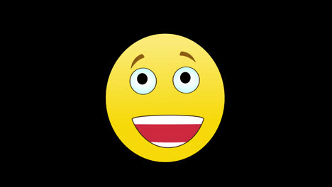 laugh-happy-smile-Emoticon-emoji-icon-loop-motion-graphics-video-transparent-background-with-alpha-channel