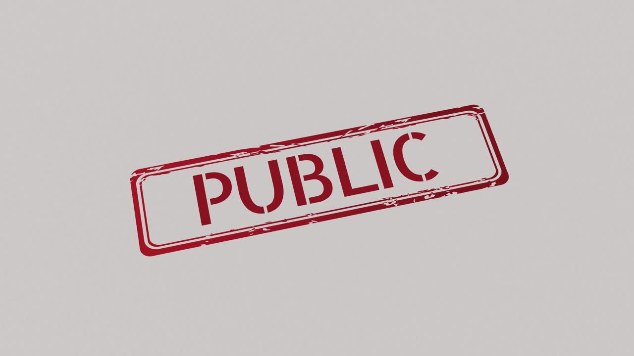 PUBLIC Stamp