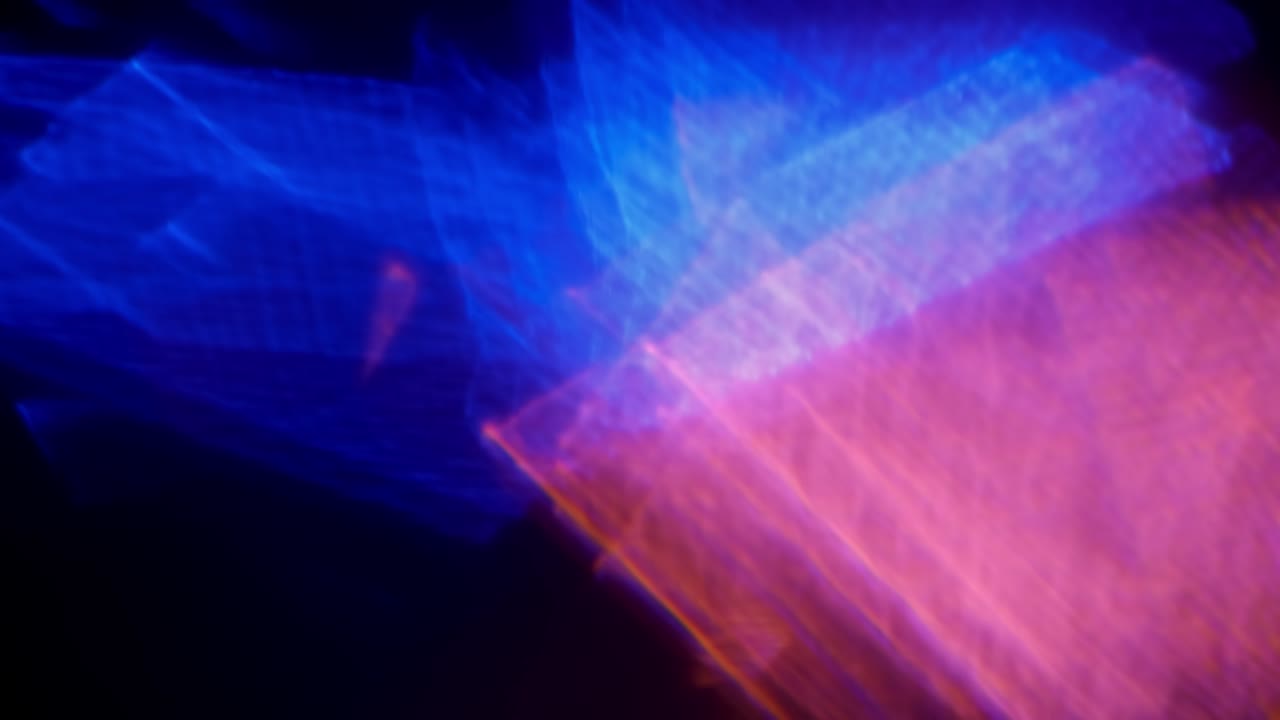 fondo de bokeh azul y rojo 4k