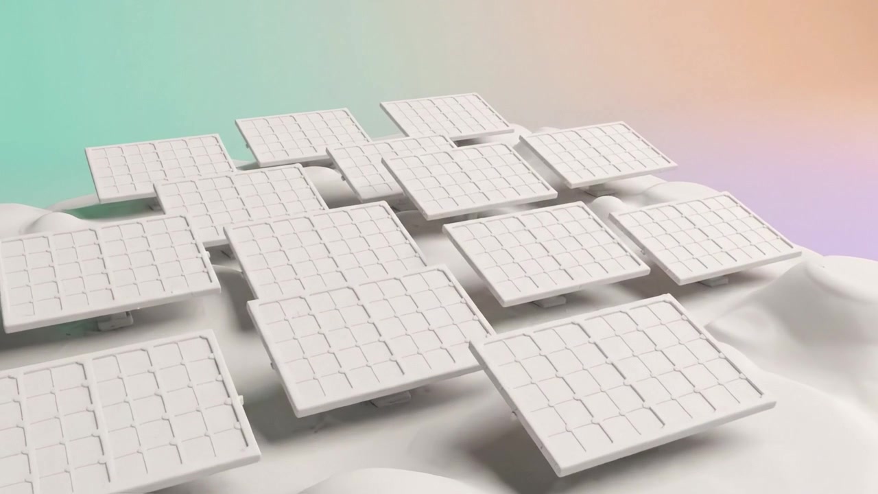 Innovative Solar Panel Design Displayed on Abstract Surface Showcasing Modern Renewable Energy Solutions for Sustainable Future Development and Technology Integration