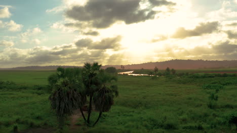 Volando-Sobre-El-Río-Kwanza,-Angola,-áfrica,-Río-5