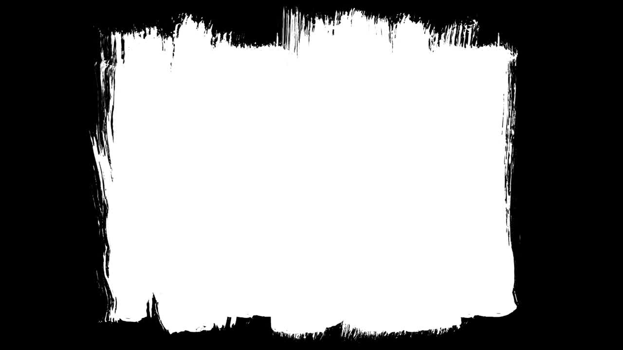 Animated White Brush Stroke Reveal Transition