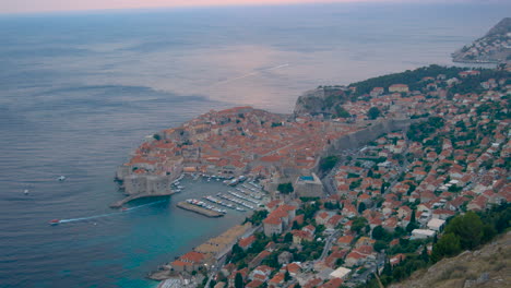 vista aérea del casco antiguo de dubrovnik