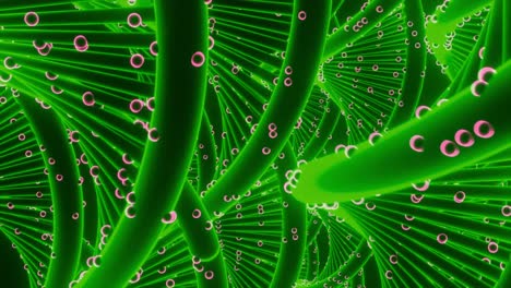 이중 나선형 dna 분자의 3d 렌더링