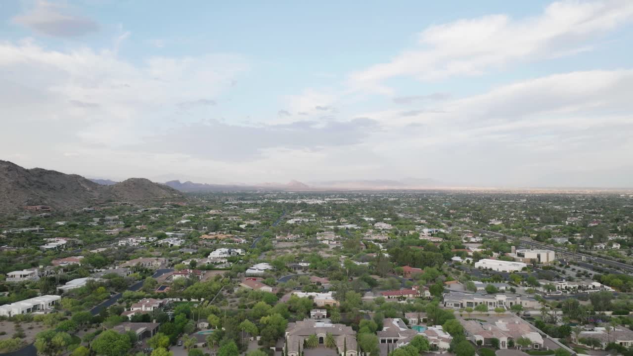 Paesaggio urbano della Valle del Paradiso in Arizona, USA