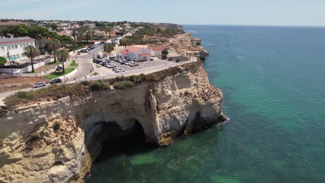 mediterranean coast in carvoeiro algarve