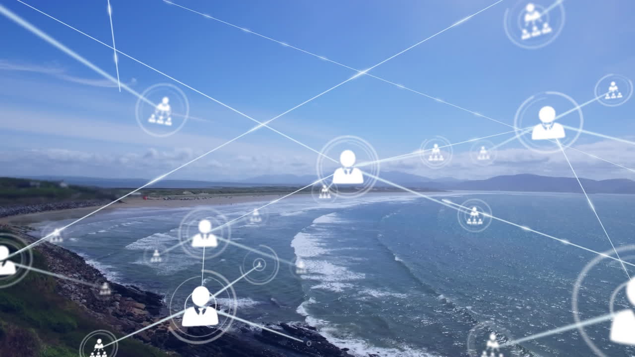 해변의 연결 네트워크의 활성화