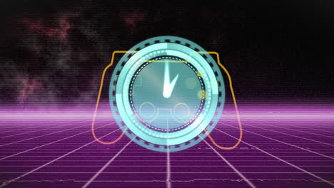 animation of clock moving over gamepad icon