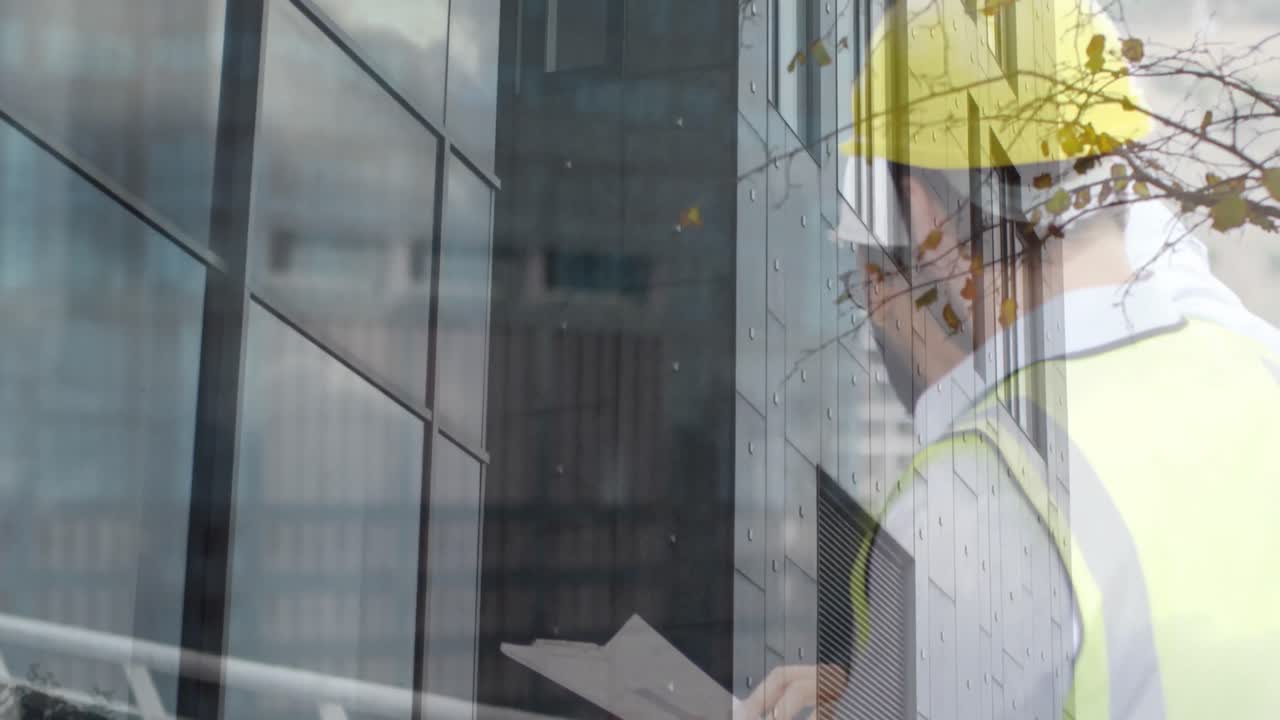 Edificio moderno e architetti 4k