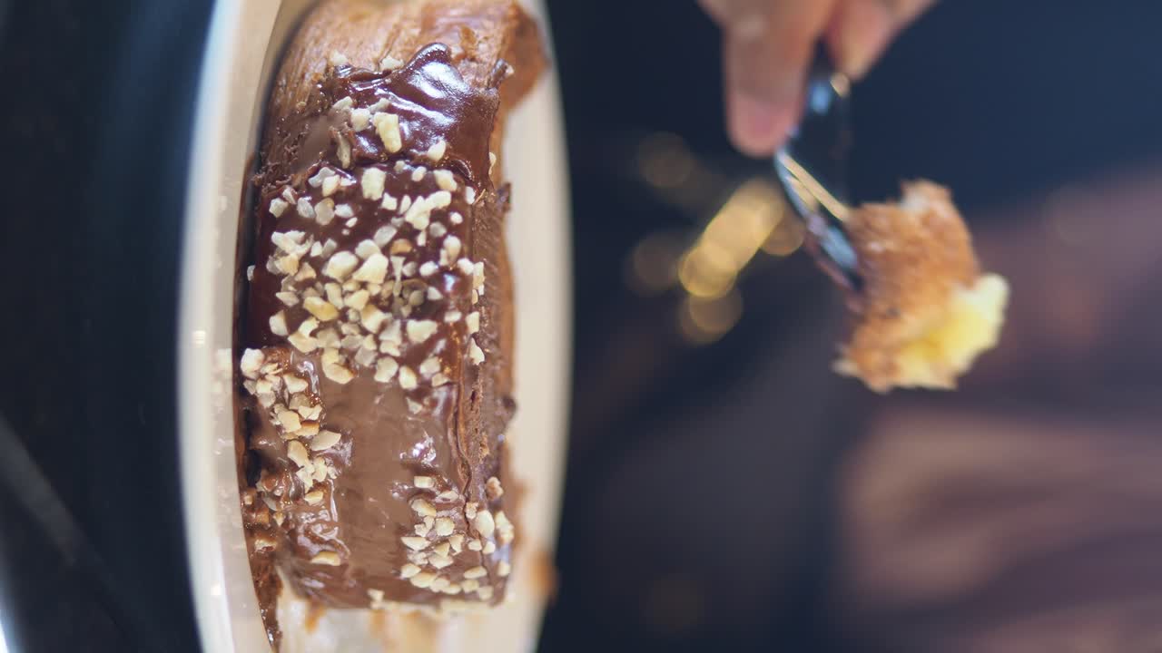 Chocolate and Nut Croissant