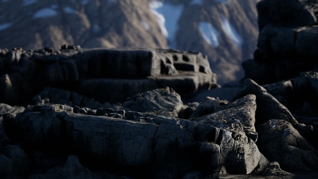 rocas y piedras en las montañas de los alpes