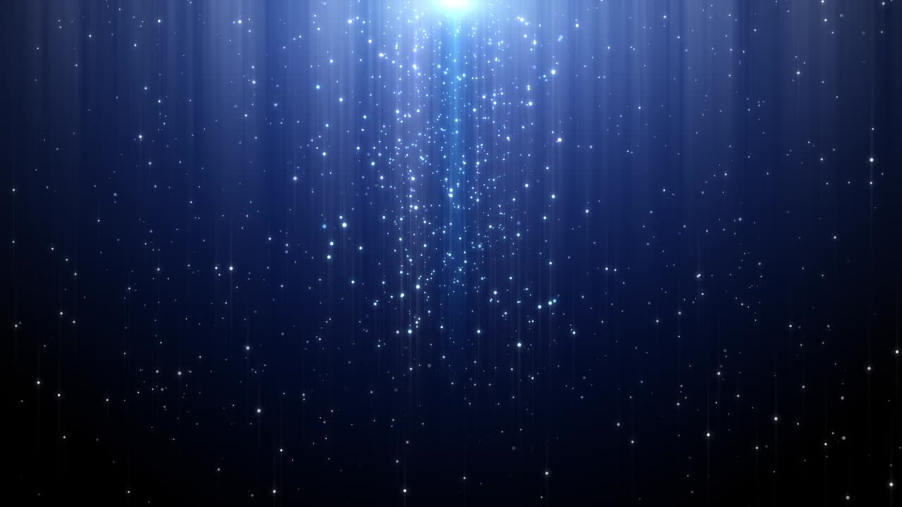 어두운 배경에 반이는 효과를 가진 추상적인 입자 상