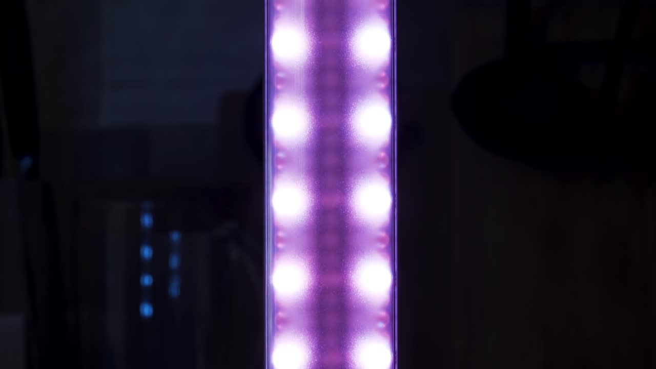 tira de luz de led vertical