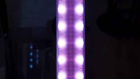 tira de luz de led vertical