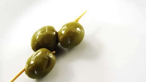 Close-up-of-green-olive-stick
